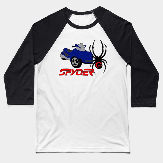 Can Am Spyder BRP Baseball T-Shirt by Joseph Baker